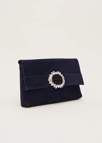 Phase Eight Embellished Slim Bags Navy Canada | HIQUVW-825